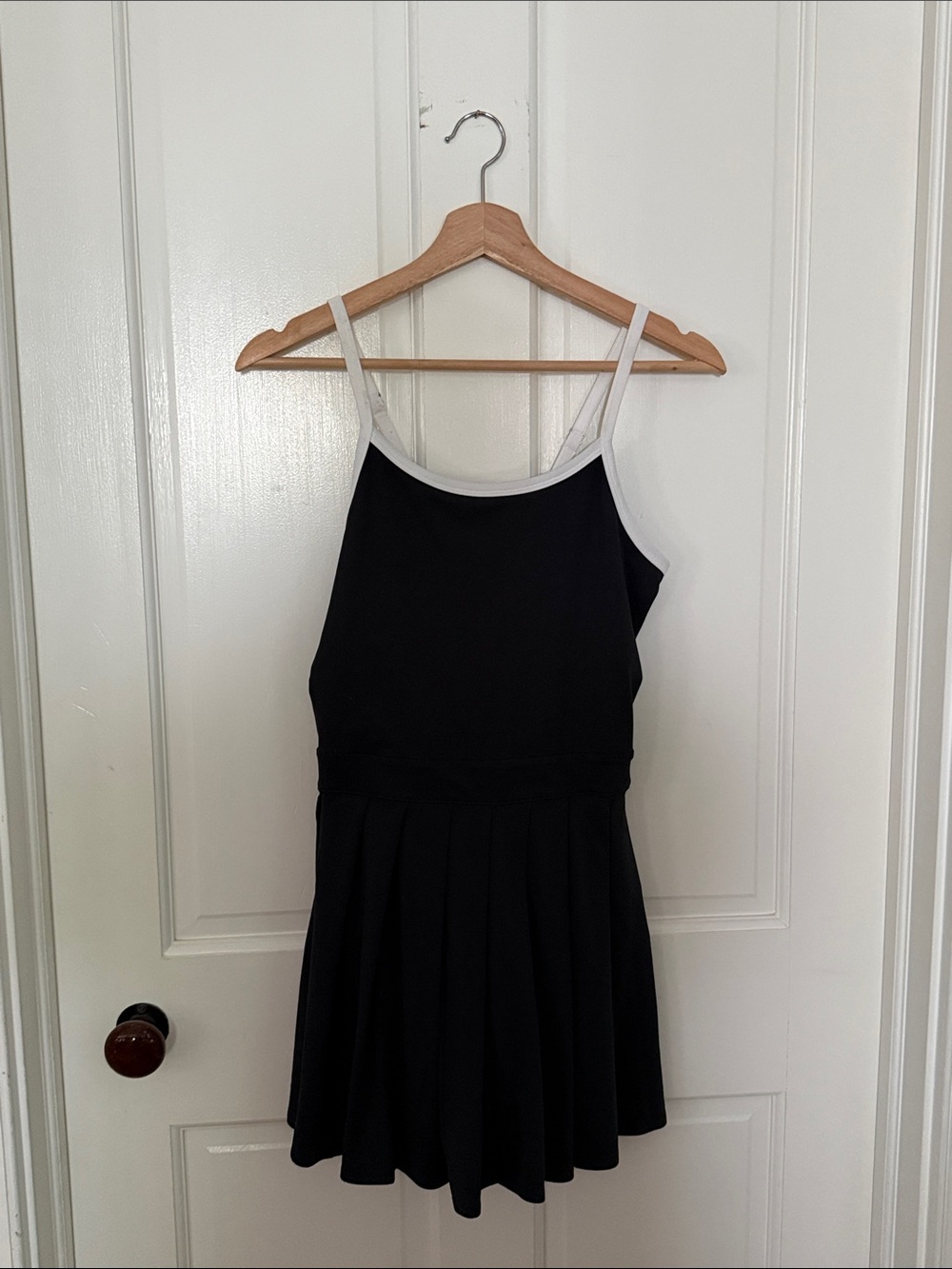 Abercrombie & Fitch Black Dress with White Trim